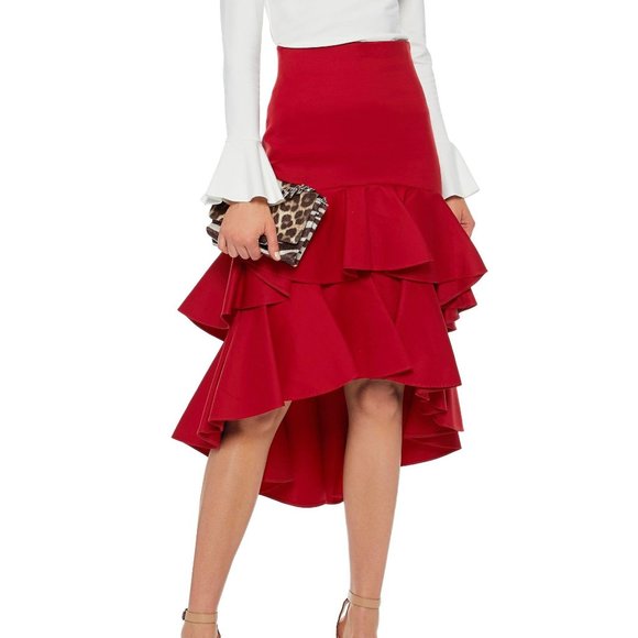 Alexis Dresses & Skirts - Alexis Kristyn High-low Layered Ruffled Skirt